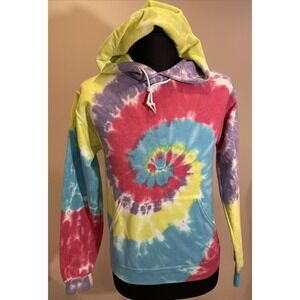 Artist Union Clothing Co. Tie Dye Multicolor Hoodie Mens Size Small